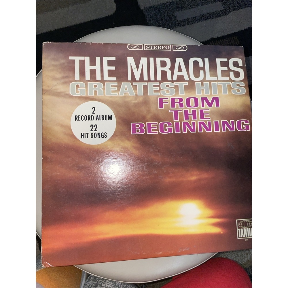 The Miracles Greatest Hits From‎ The Beginning Vinyl 2 LP Tamla TS 254 Soul Good